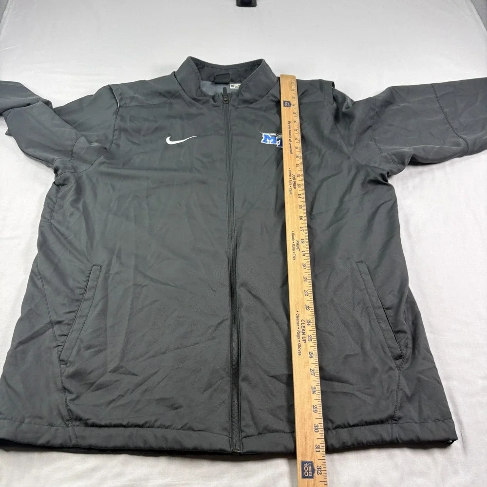 Middle Tennessee State Blue Raiders Nike Jacket Mens XL Gray Player Issued NCAA‎